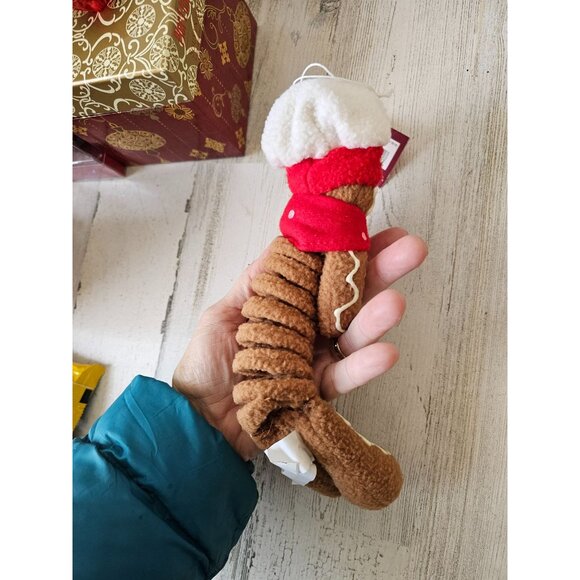 St Nicholas springy gingerbread ornament unique country folk plush cute Xmas tre - Picture 7 of 9